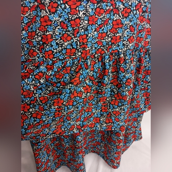 BOHOO Floral Cottagecore, Whimsy,Spring V-Neck Dress (#498) - Picture 5 of 8